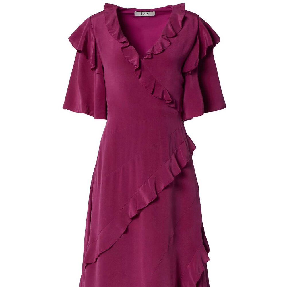 Joie Ambroise Silk Midi-Dress - Picture 3 of 5